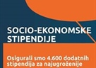 OTVOREN NATJEČAJ ZA DODJELU STIPENDIJA STUDENTIMA NIŽEG SOCIO-EKONOMSKOG STATUSA